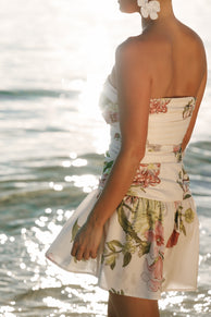 DRESSES Tiff Strapless Mini - Native Flora