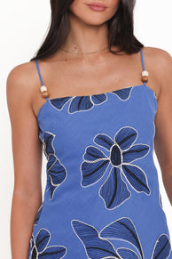 DRESSES Tigris Maxi Dress - Blue Floral