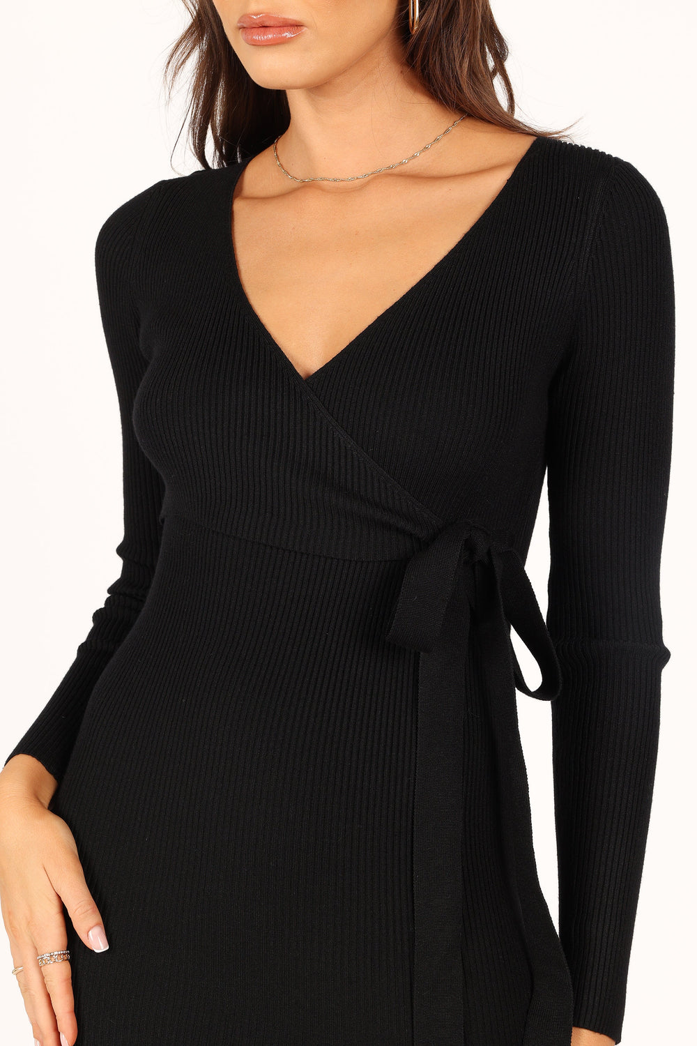 DRESSES @Tilda Long Sleeve Midi Dress - Black (waiting on bulk)