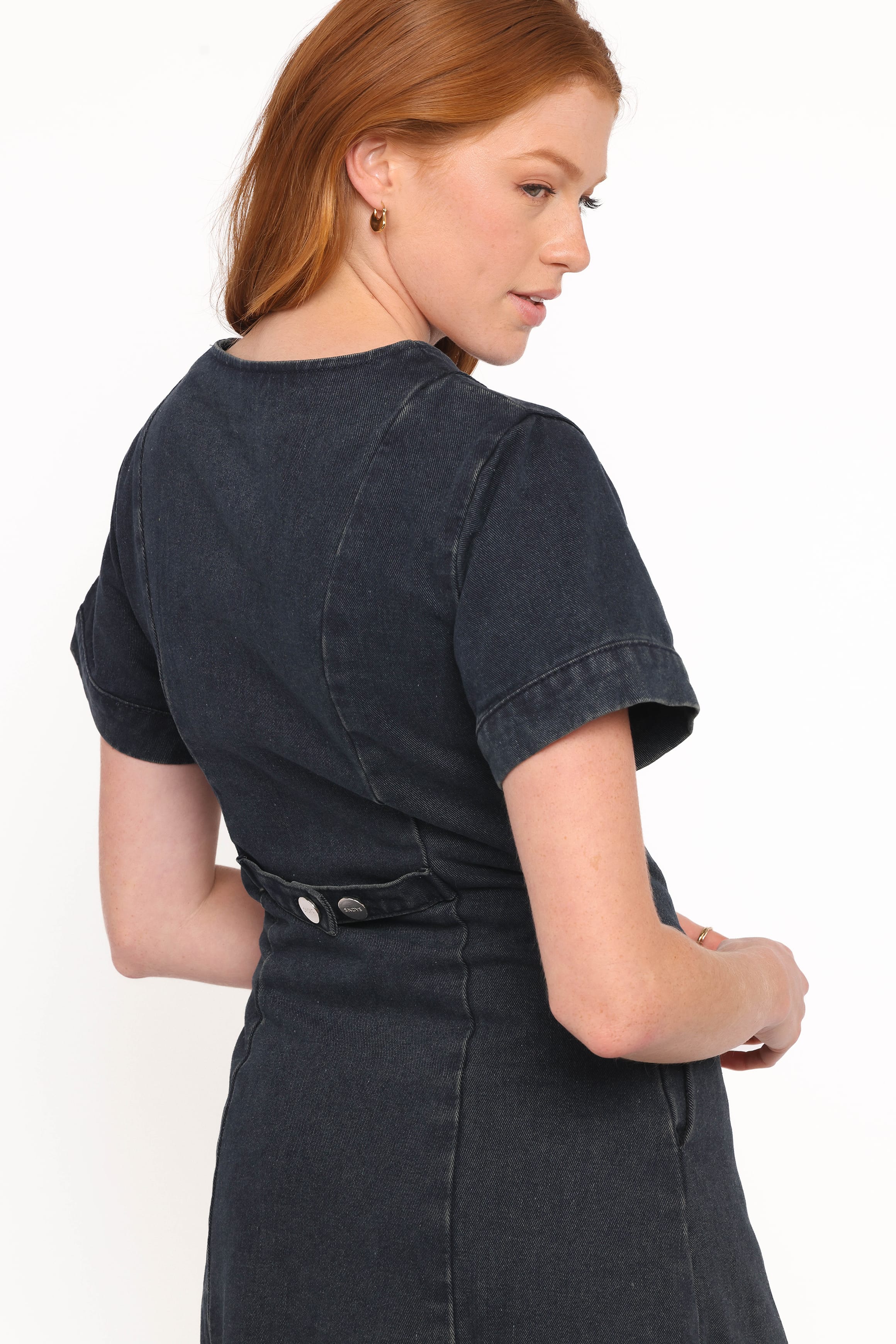 DRESSES Tilla Denim Mini Dress - Indigo Blue
