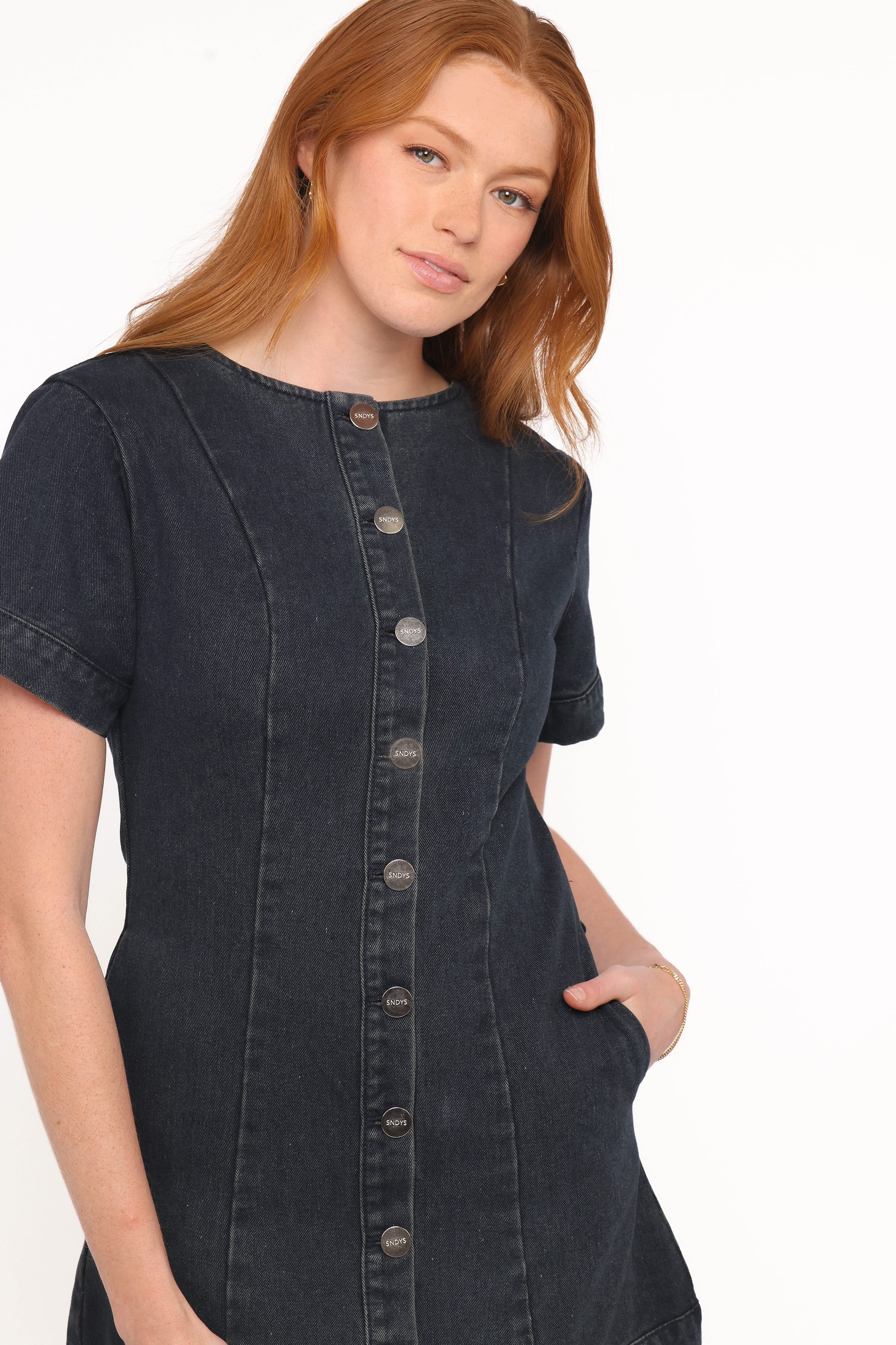 DRESSES Tilla Denim Mini Dress - Indigo Blue
