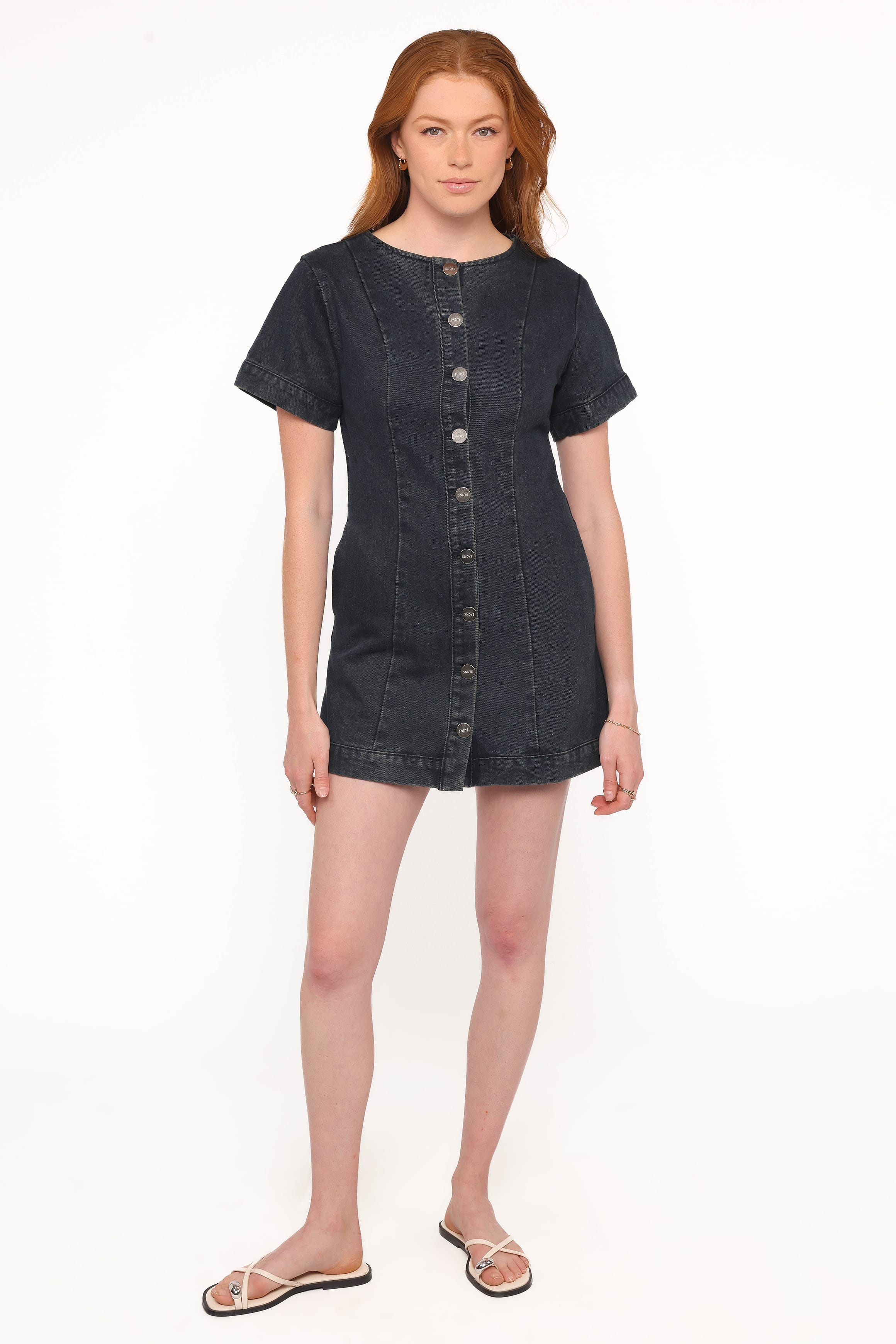 DRESSES Tilla Denim Mini Dress - Indigo Blue