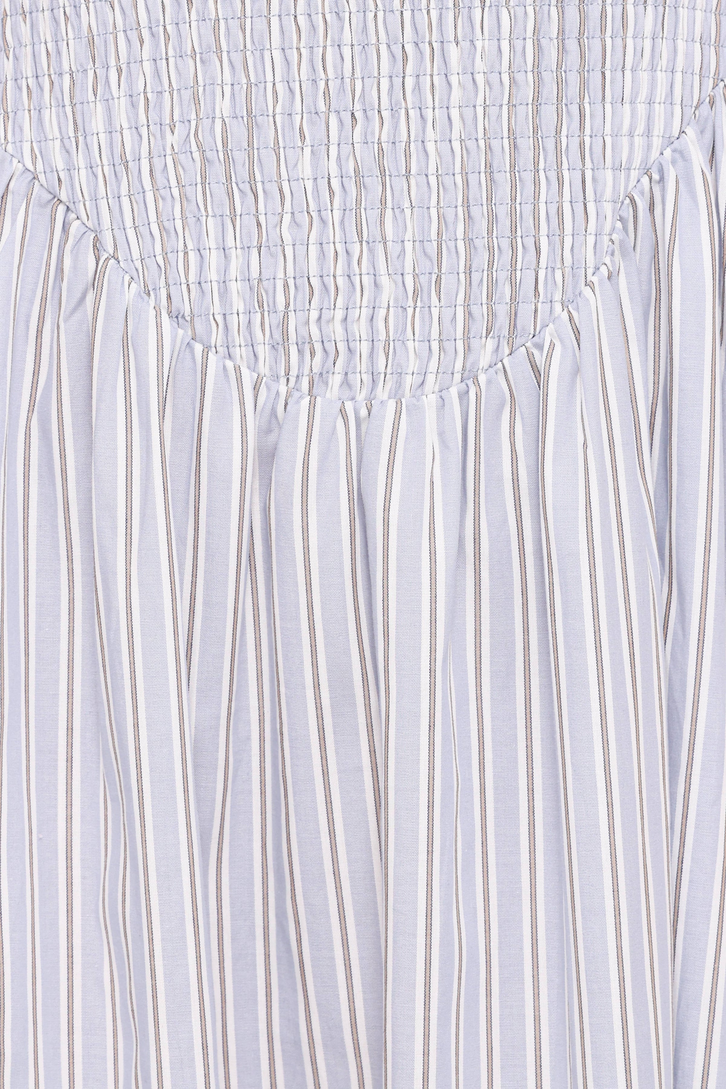 DRESSES Tony Maxi Dress - Brown/Blue Stripe