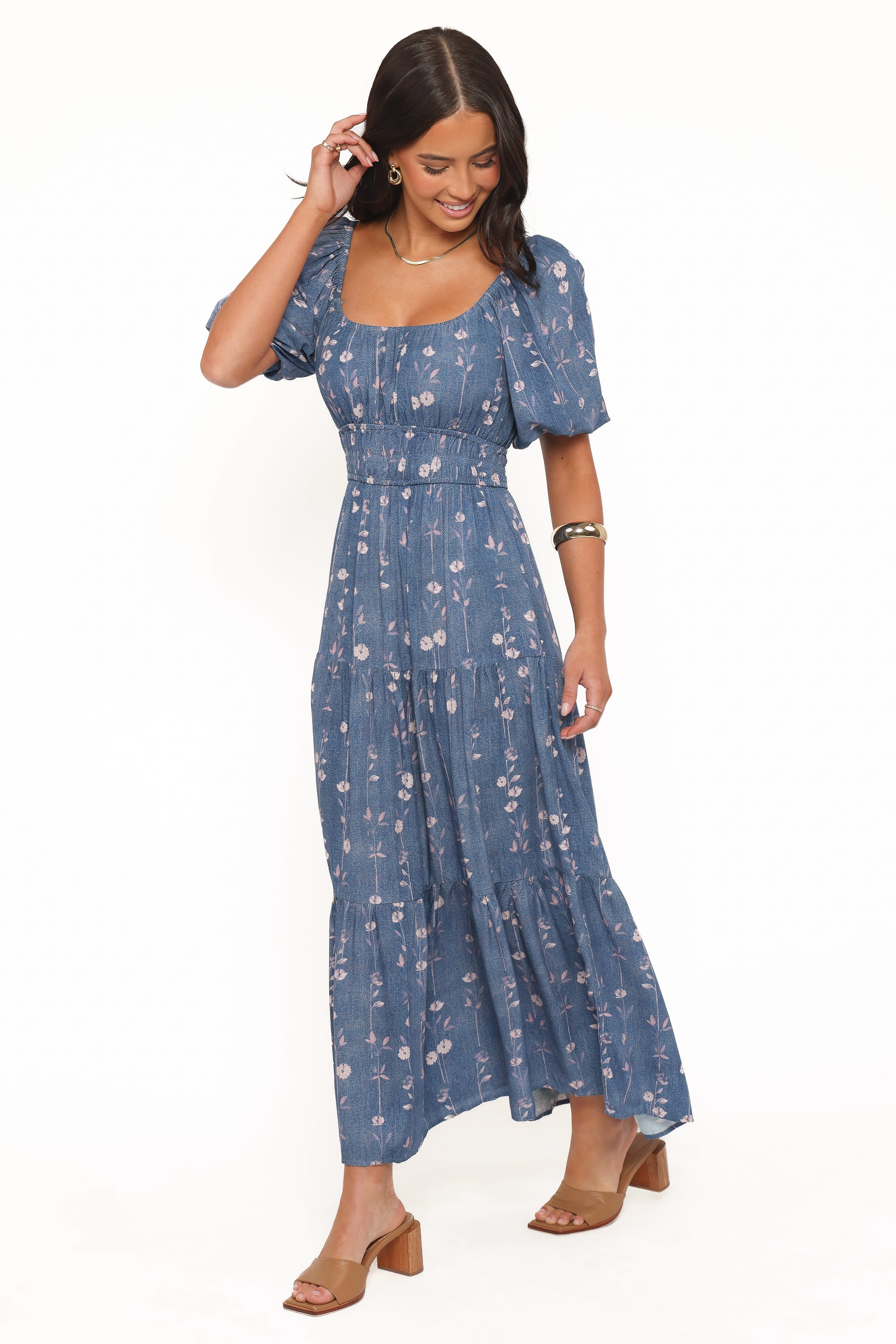 DRESSES Torren Midi Dress - Blue Sweet Sensation