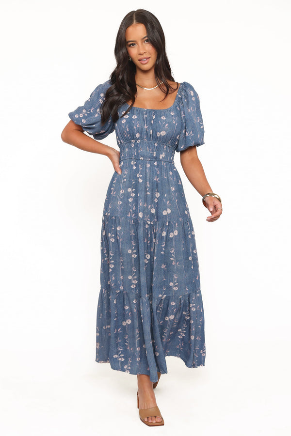 DRESSES Torren Midi Dress - Blue Sweet Sensation
