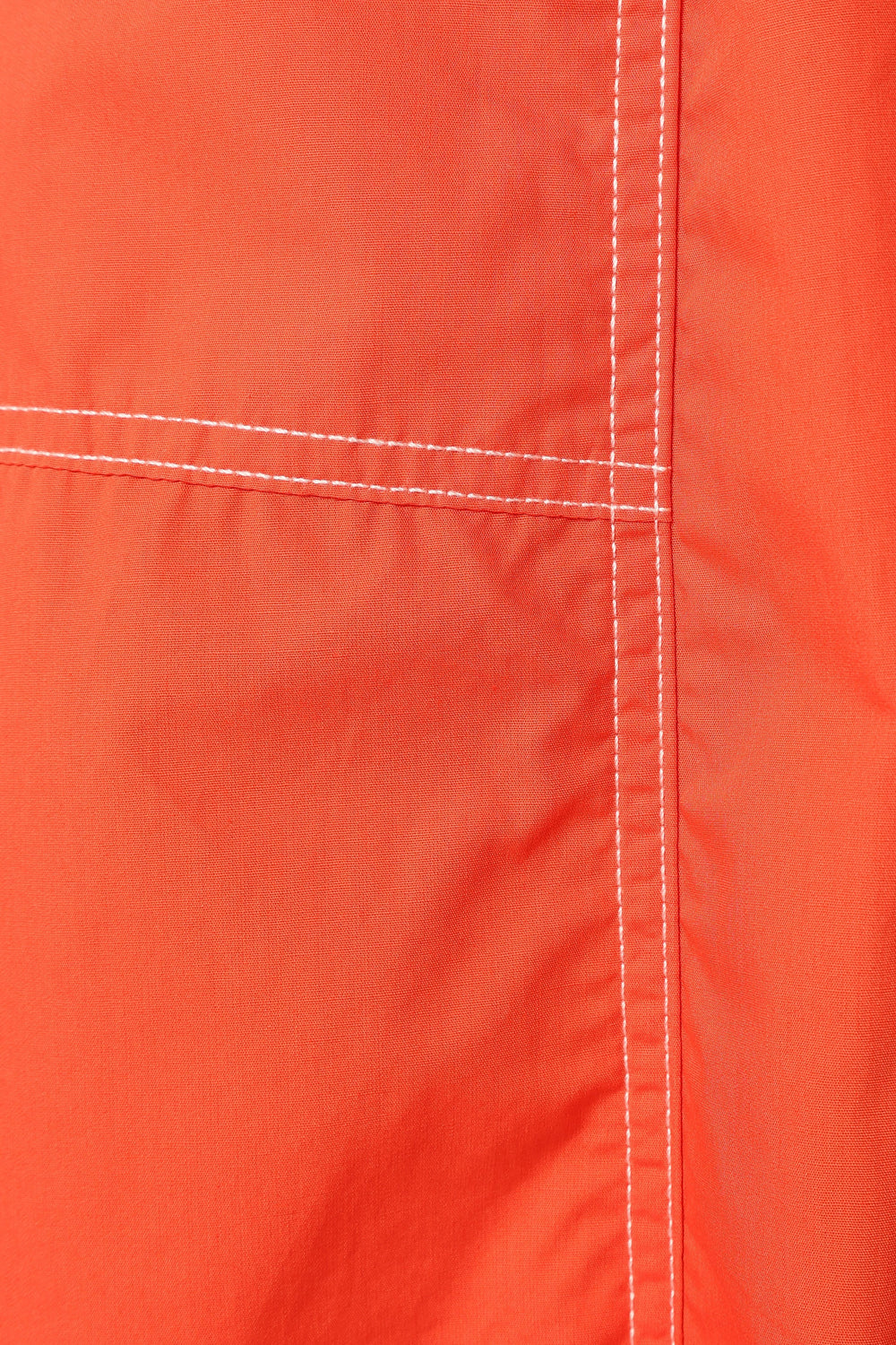 DRESSES @Torrence Contrast Stitch Midi Dress - Tangerine