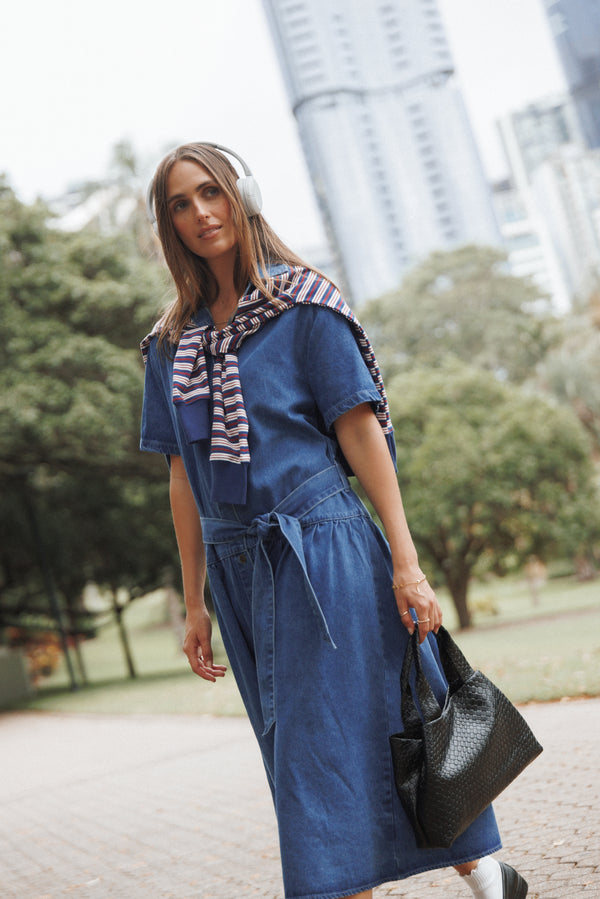 DRESSES Tova Midi Dress - Blue