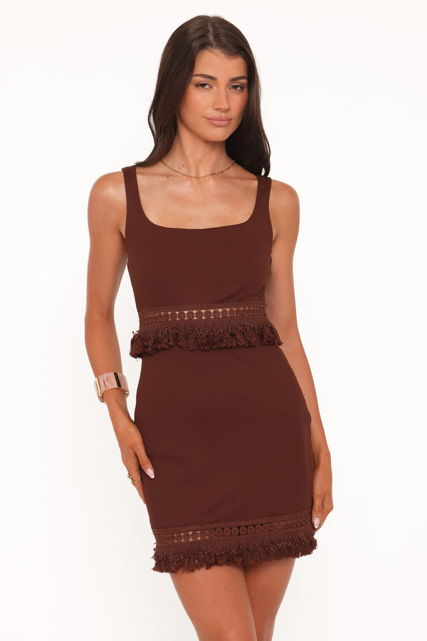 DRESSES Tula Mini Dress - Dark Brown