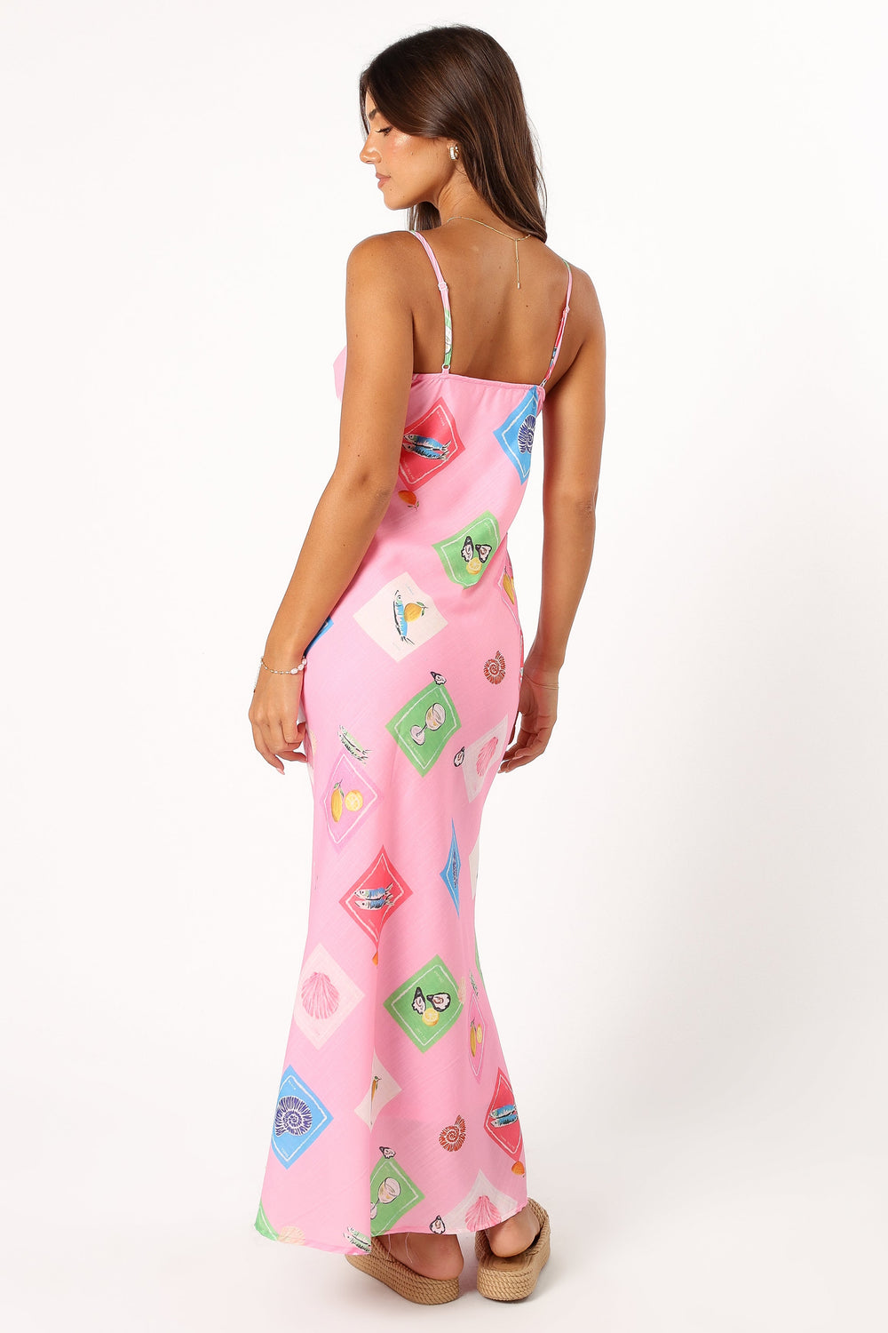 DRESSES @Tutti Maxi Slip Dress - Pink
