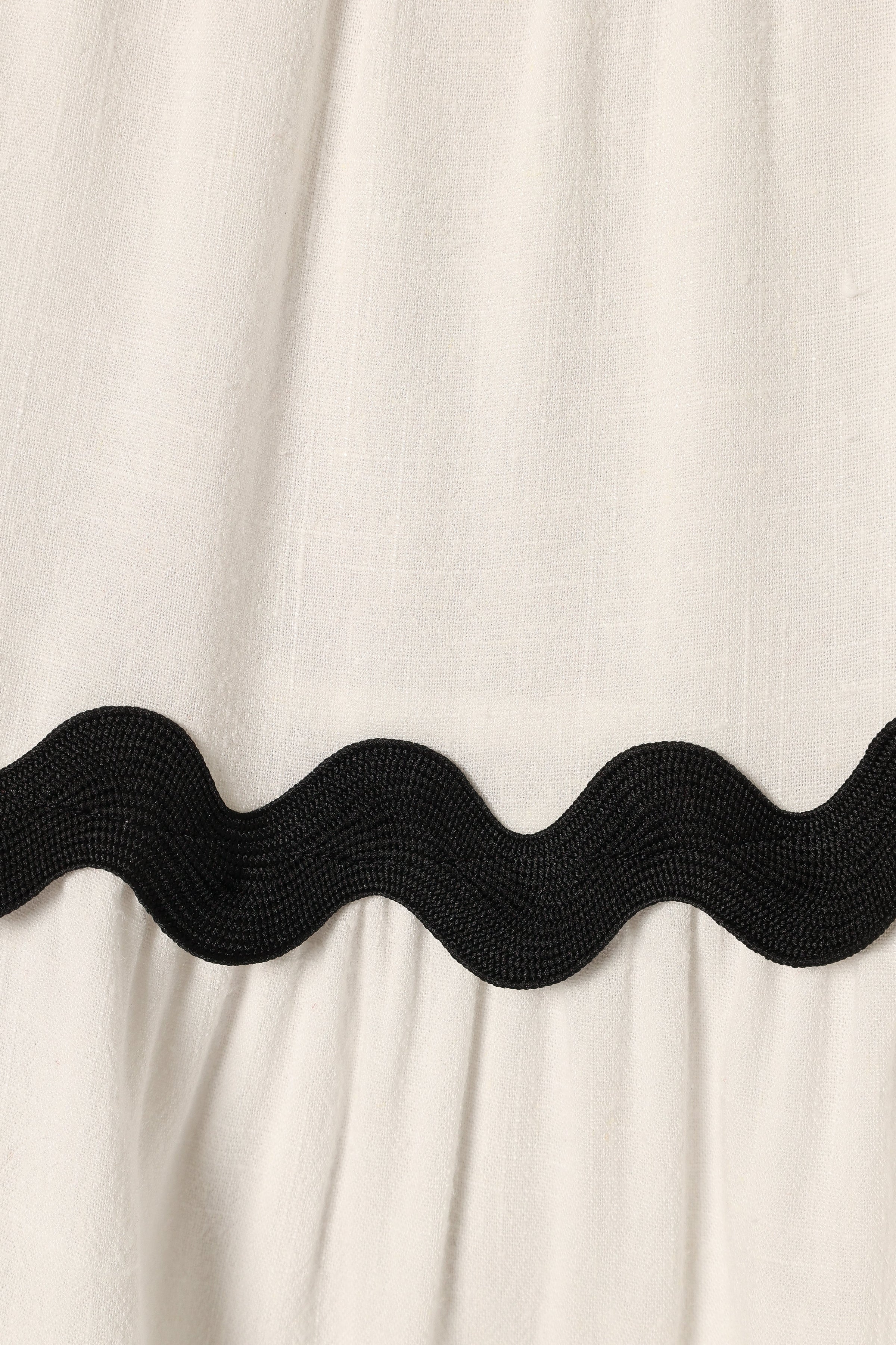 DRESSES @Uma Mini Dress - White Black