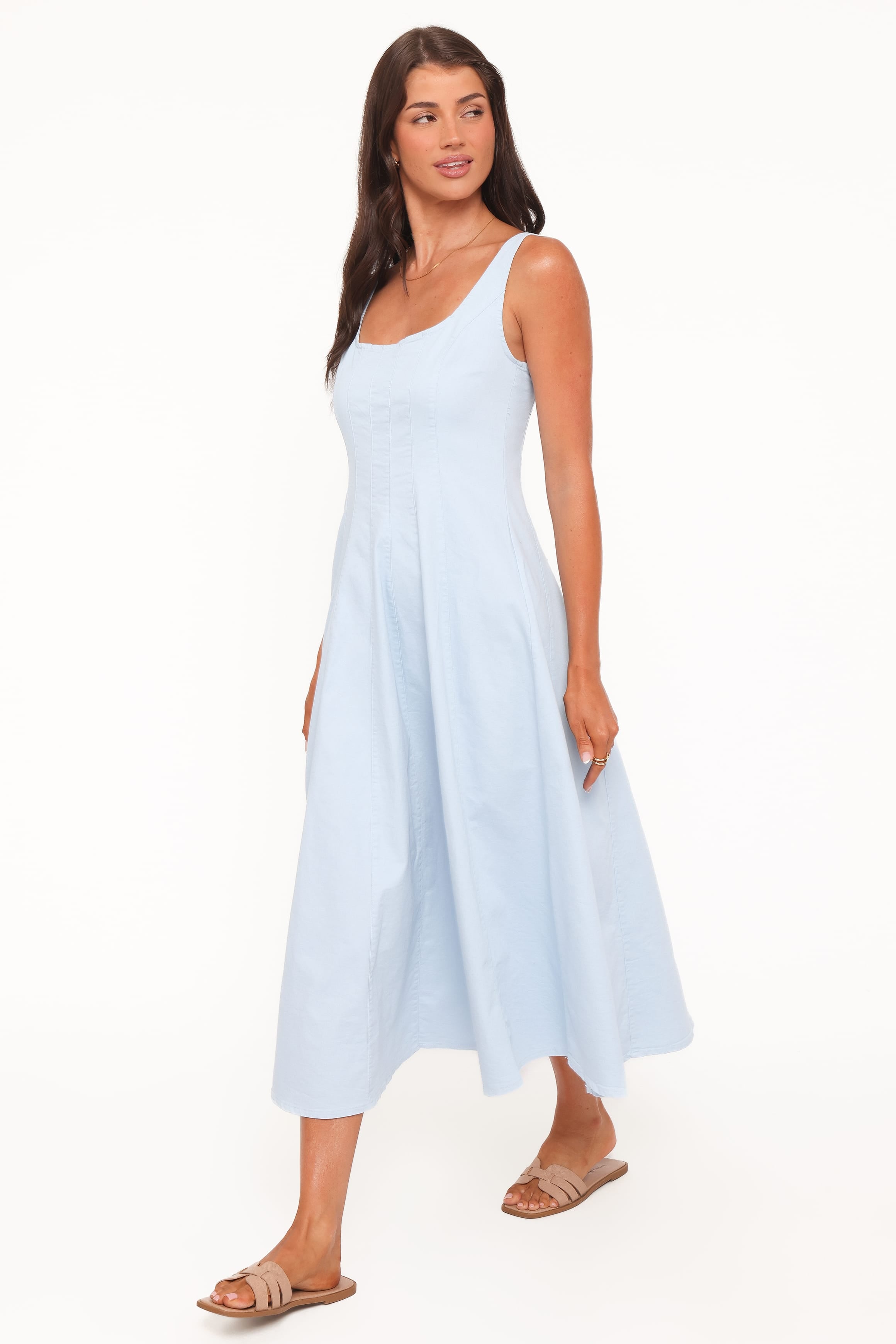 DRESSES Una Midi Dress - Blue