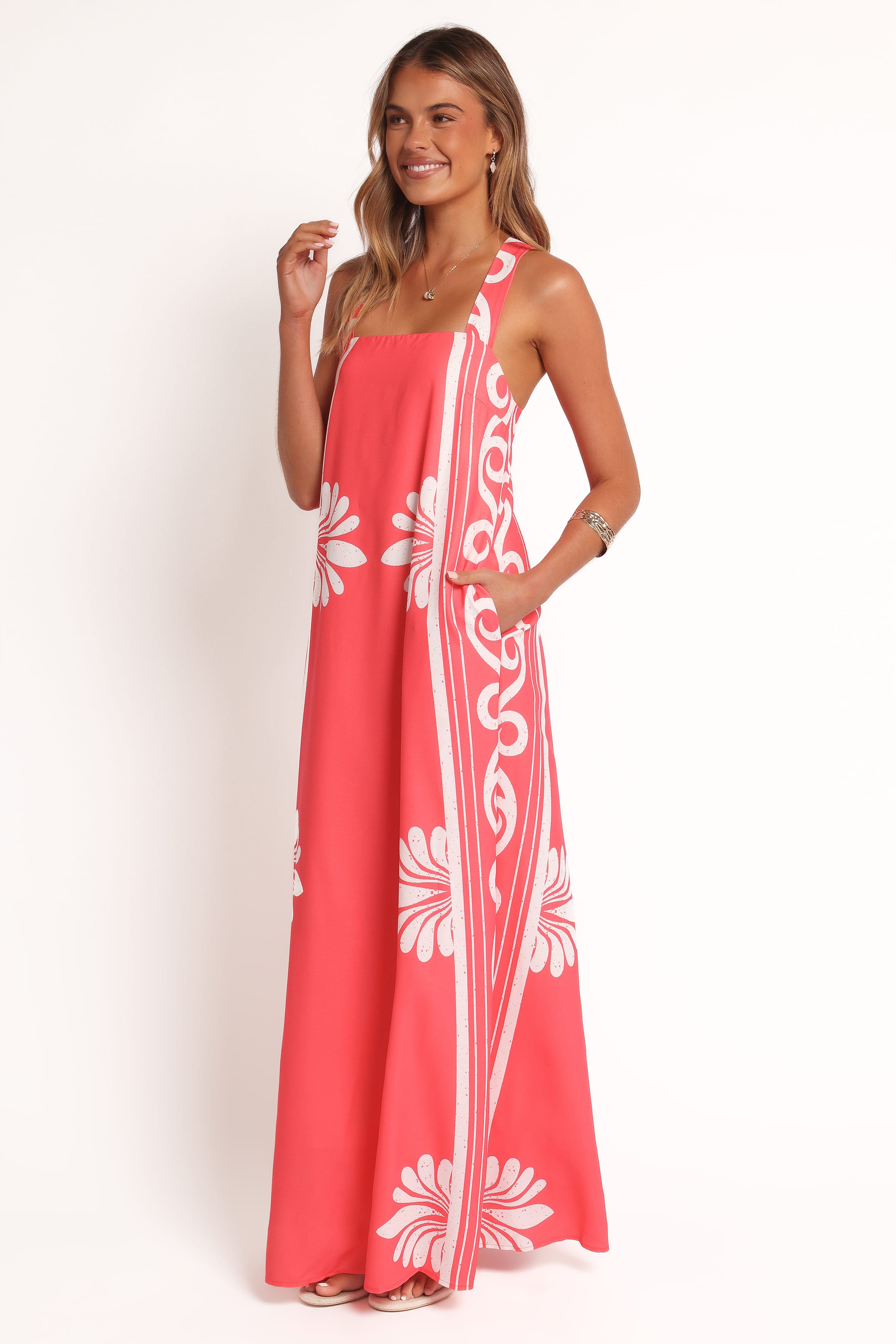 DRESSES Valeria Maxi Dress - Coral