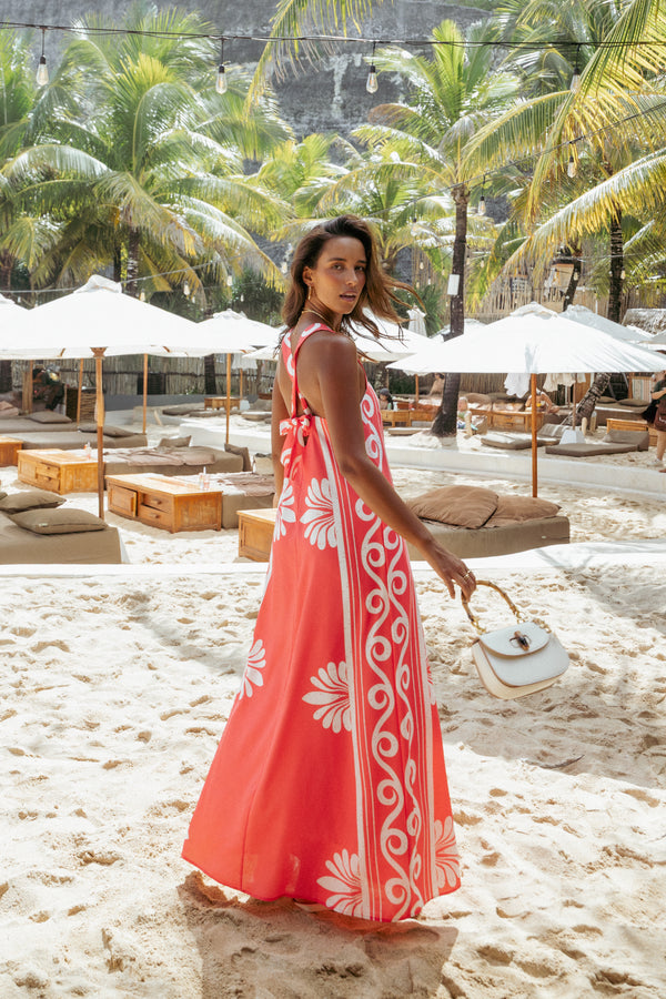 DRESSES Valeria Maxi Dress - Coral