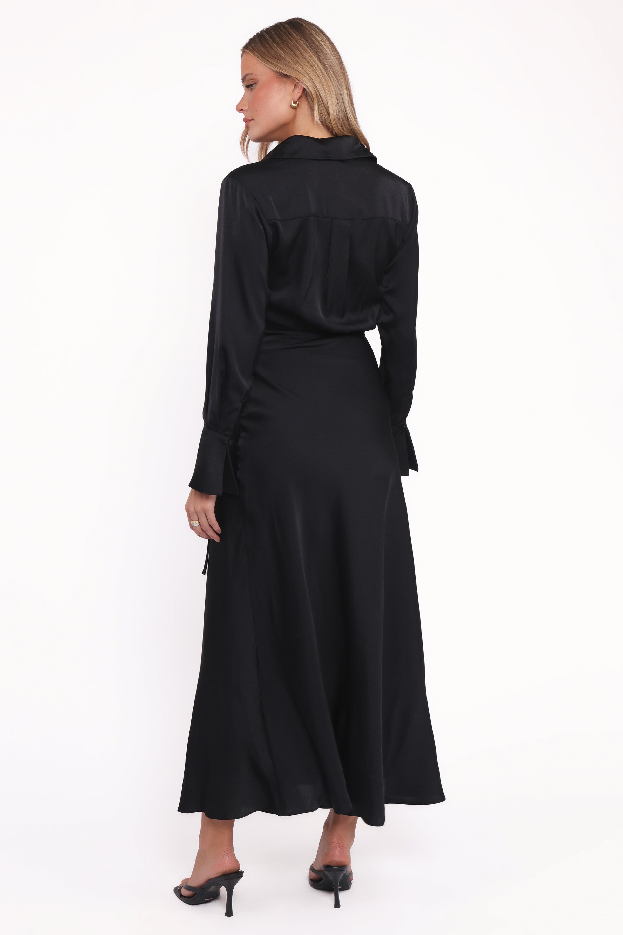 DRESSES Verna Long Sleeve Maxi Dress - Black