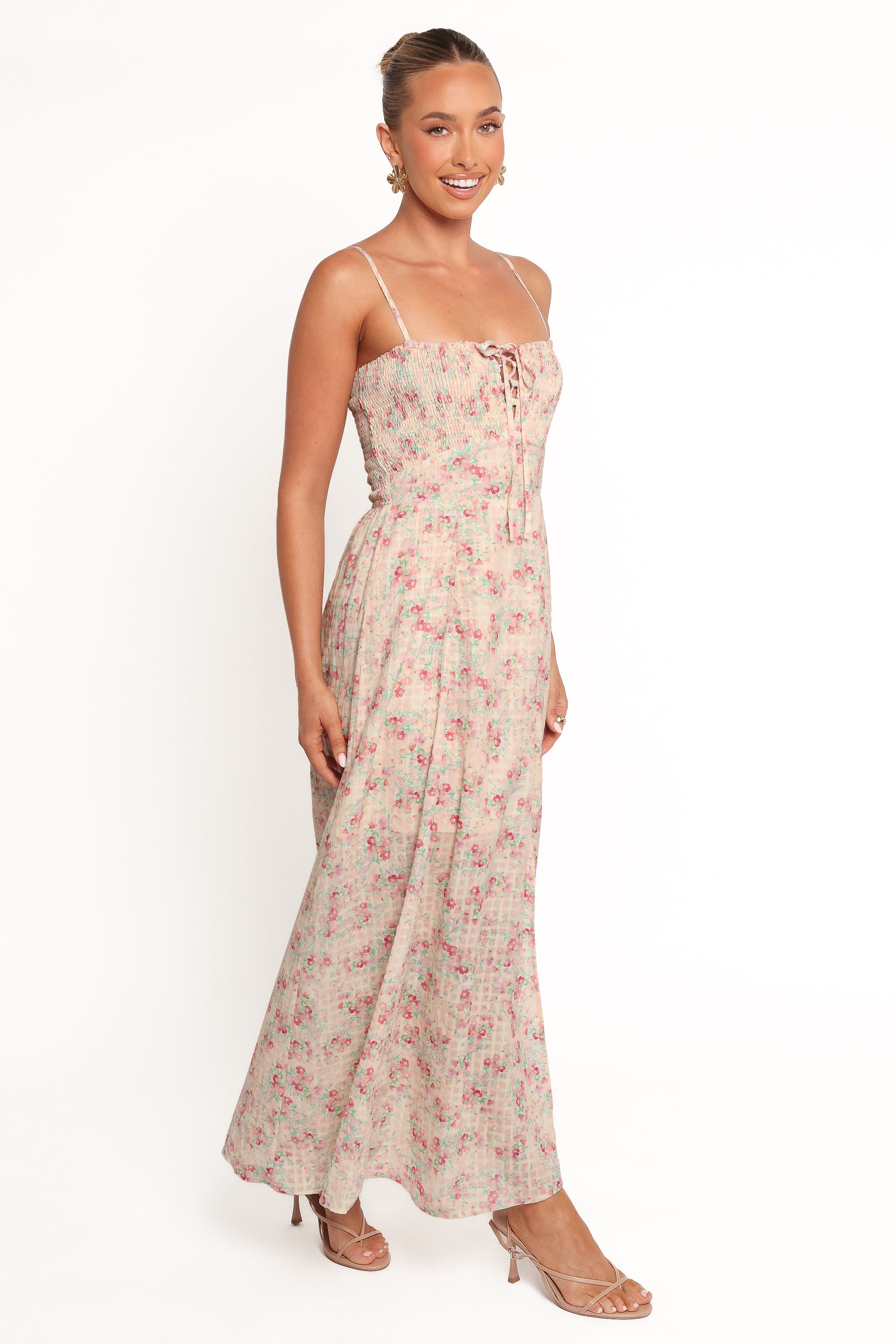 DRESSES Vespera Maxi Dress - Pink Ditsy