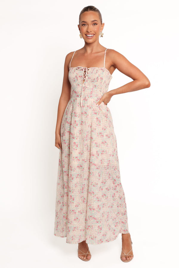 DRESSES Vespera Maxi Dress - Pink Ditsy
