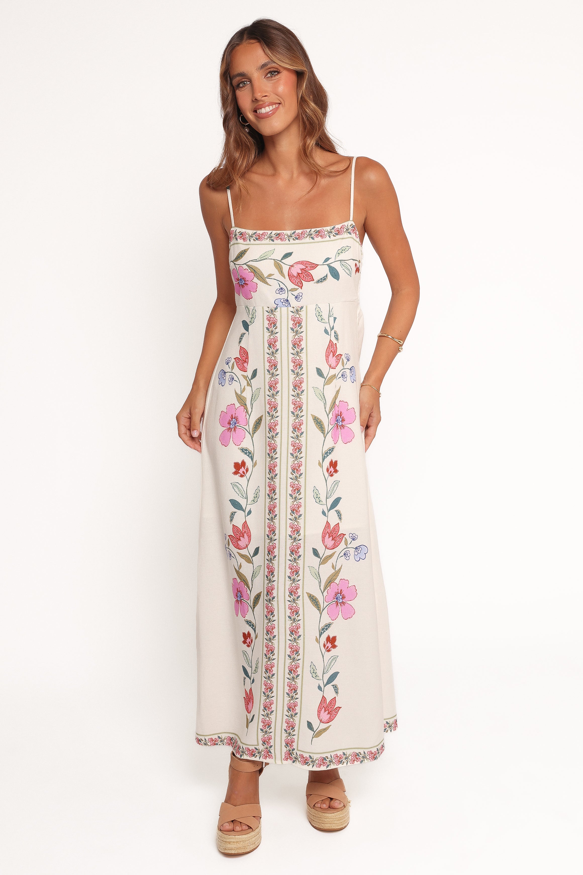 DRESSES Vesta Midi Dress - Pink Multi