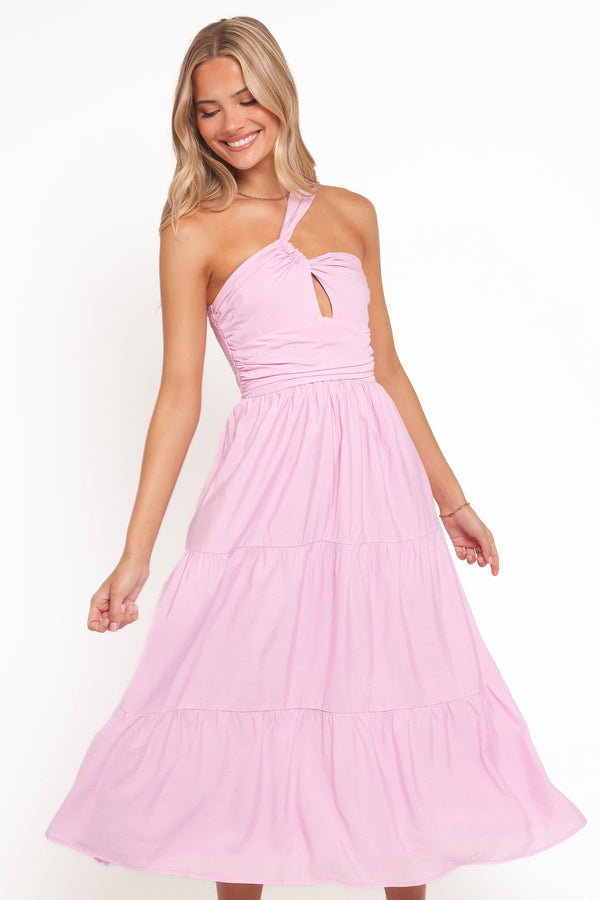 DRESSES Vinny One Shoulder Maxi Dress - Pink