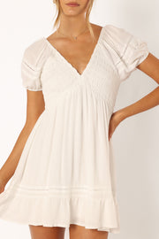 DRESSES @Wanda Mini Dress - White