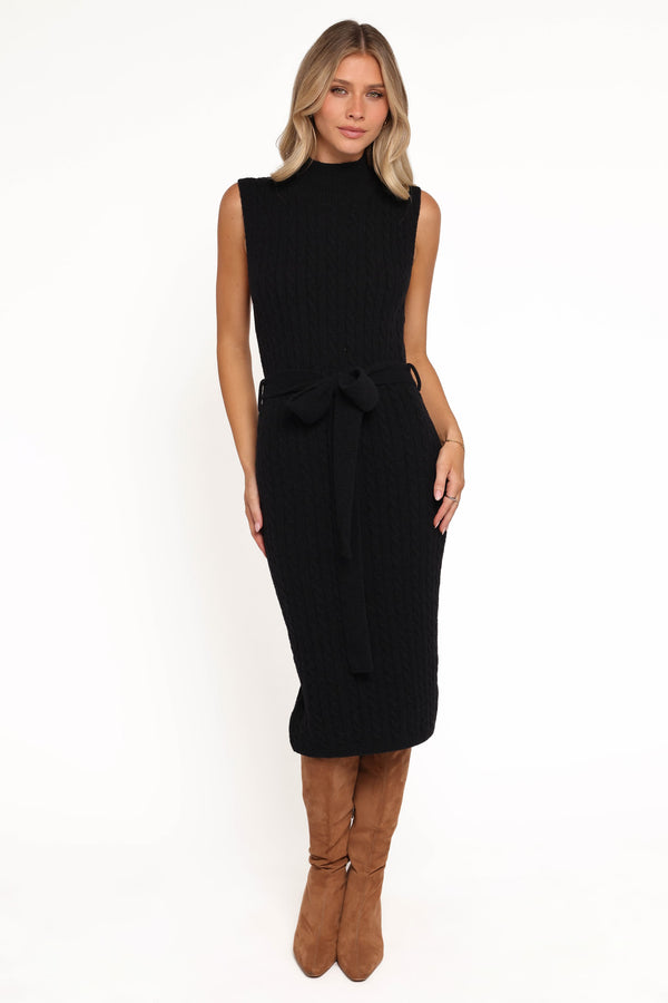 DRESSES Wembley Midi Dress - Black