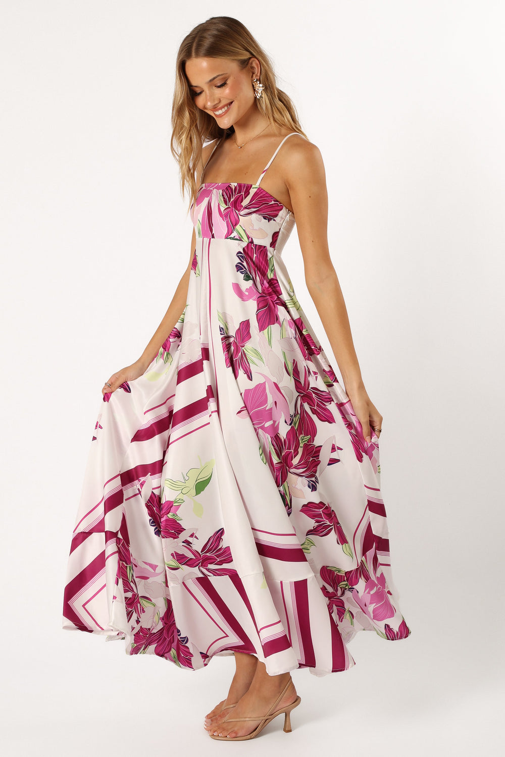 Collective Dress - Wendy Maxi Dress - Purple Floral third image