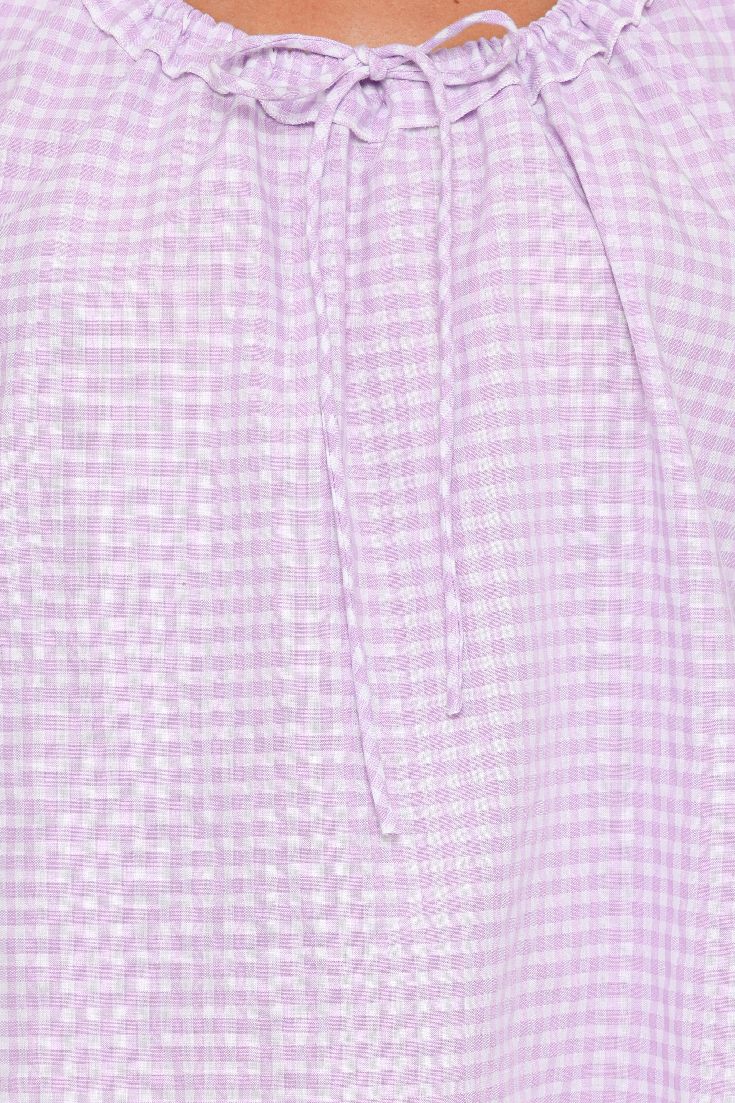 DRESSES Wendy Mini Dress - Lilac Gingham