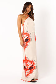 DRESSES @Western Maxi Dress - Sand Jaffa
