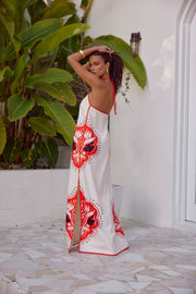 DRESSES Western Maxi Dress - Sand Jaffa