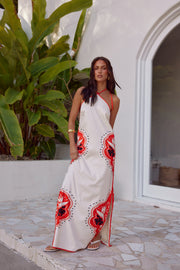 DRESSES Western Maxi Dress - Sand Jaffa