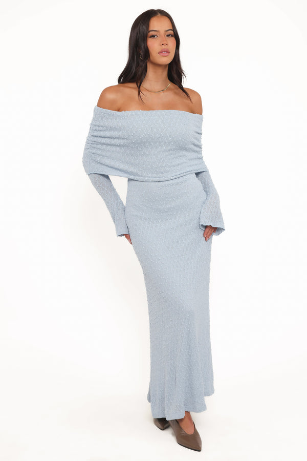 DRESSES Wilma Off Shoulder Dress - Blue