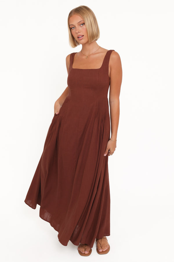 DRESSES Wilston Maxi Dress - Brown