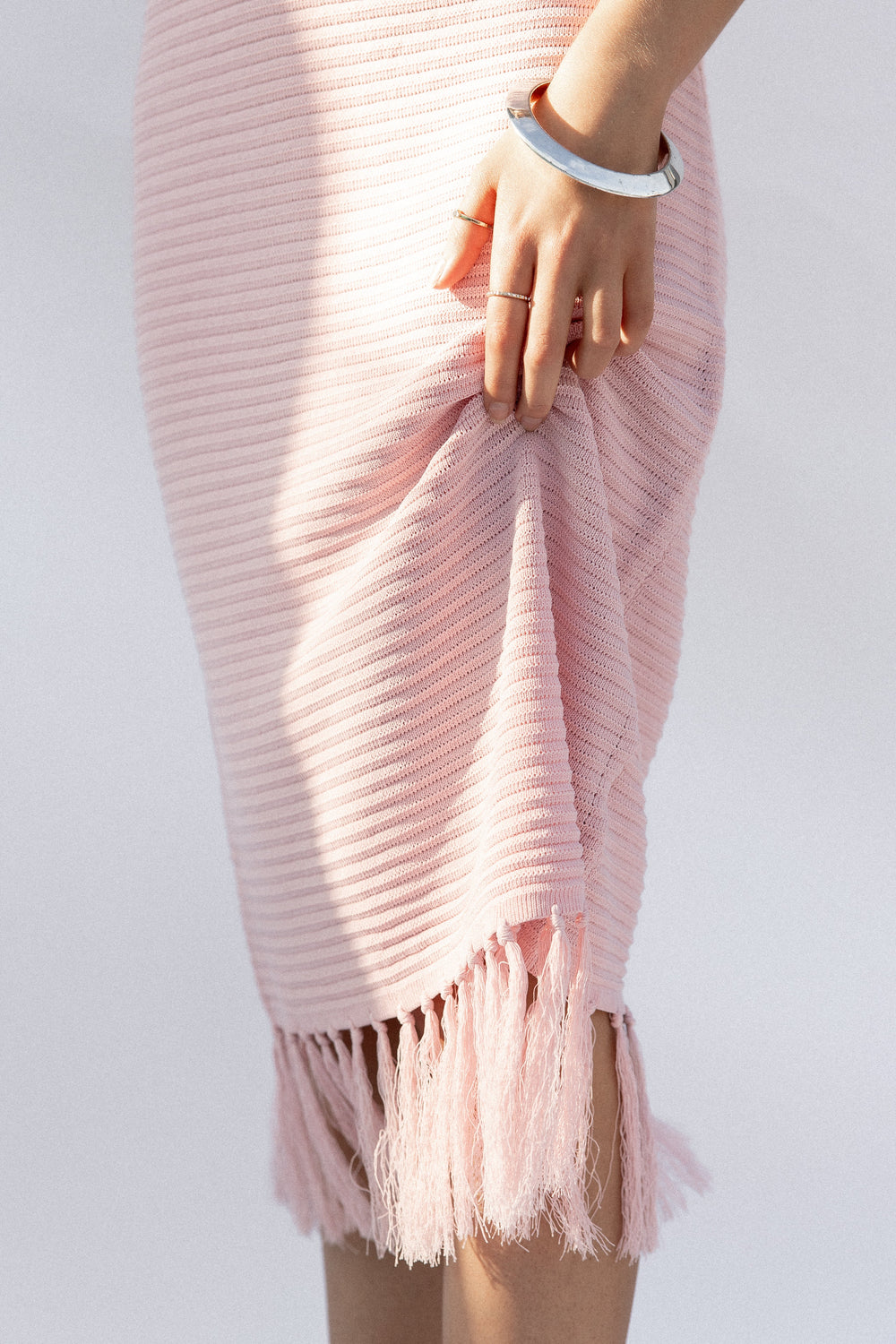 DRESSES Winne One Shoulder Knit Dress - Pink
