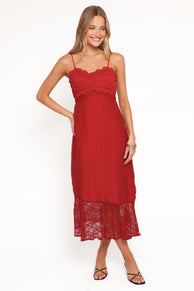 DRESSES Winnie Maxi Dress - Red
