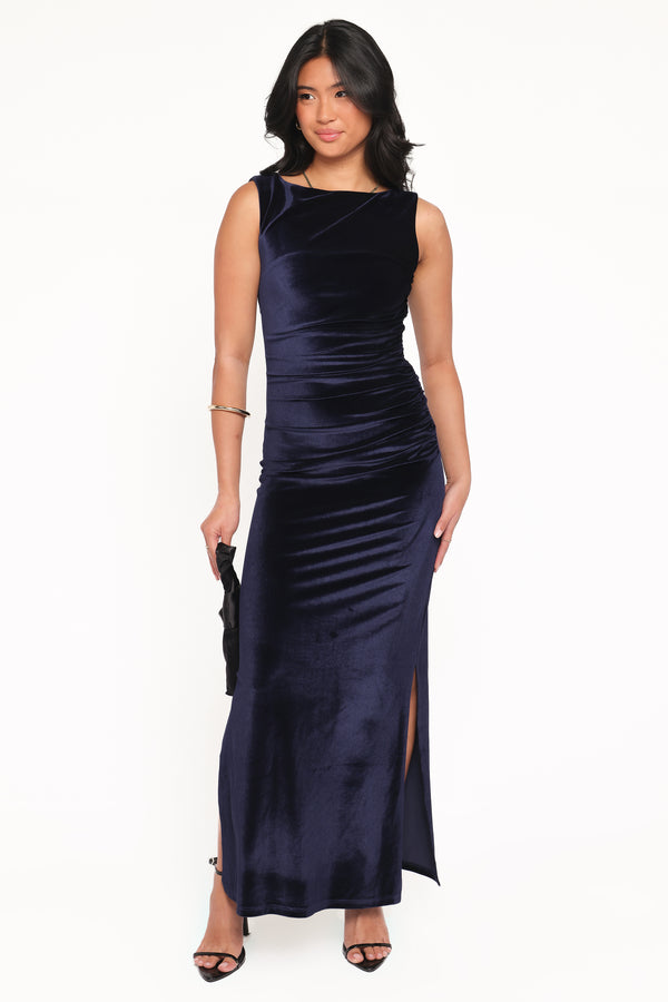 DRESSES Winton Maxi Dress - Midnight Velvet