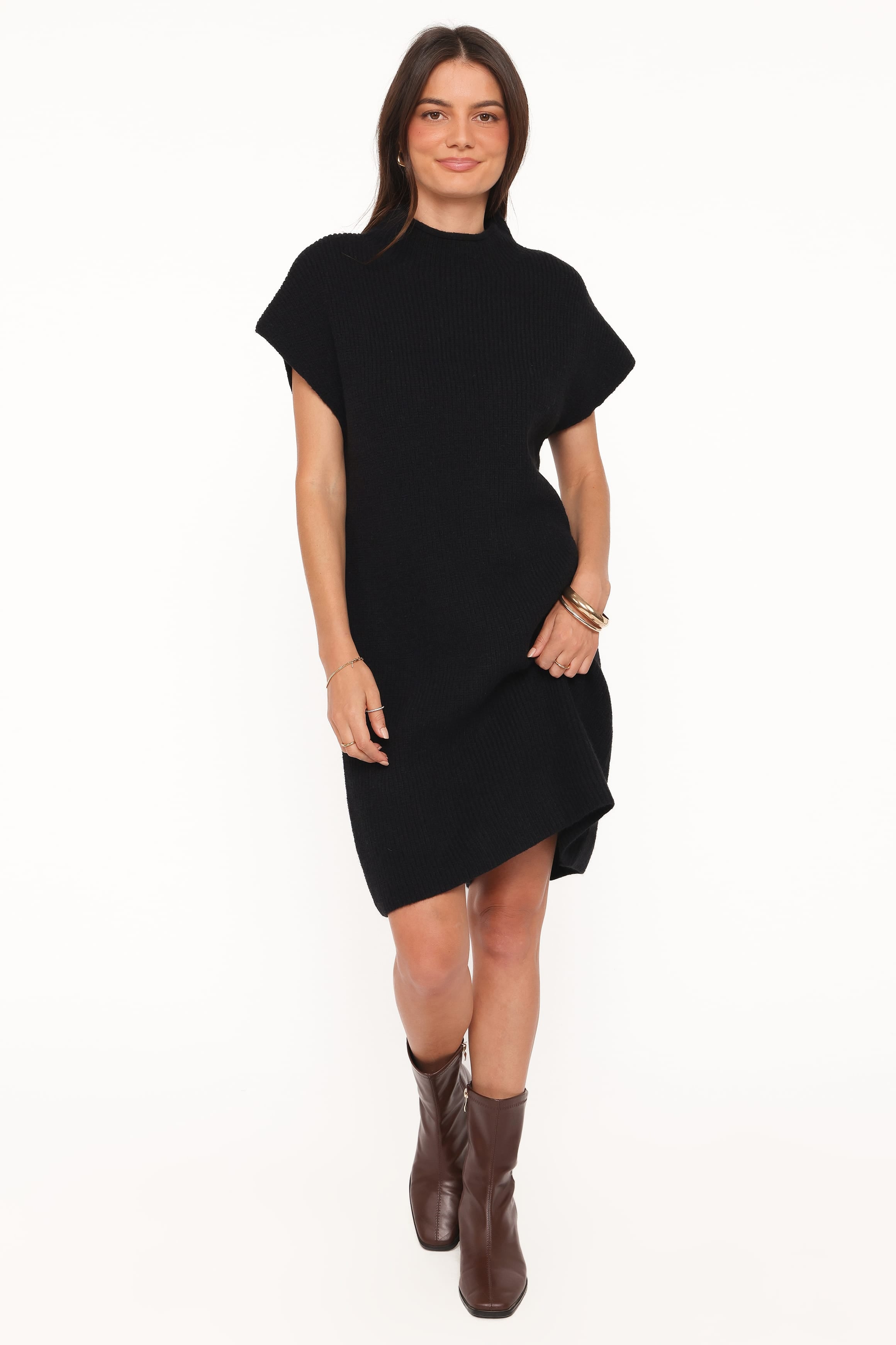 DRESSES Wright Knit Mini Dress - Black