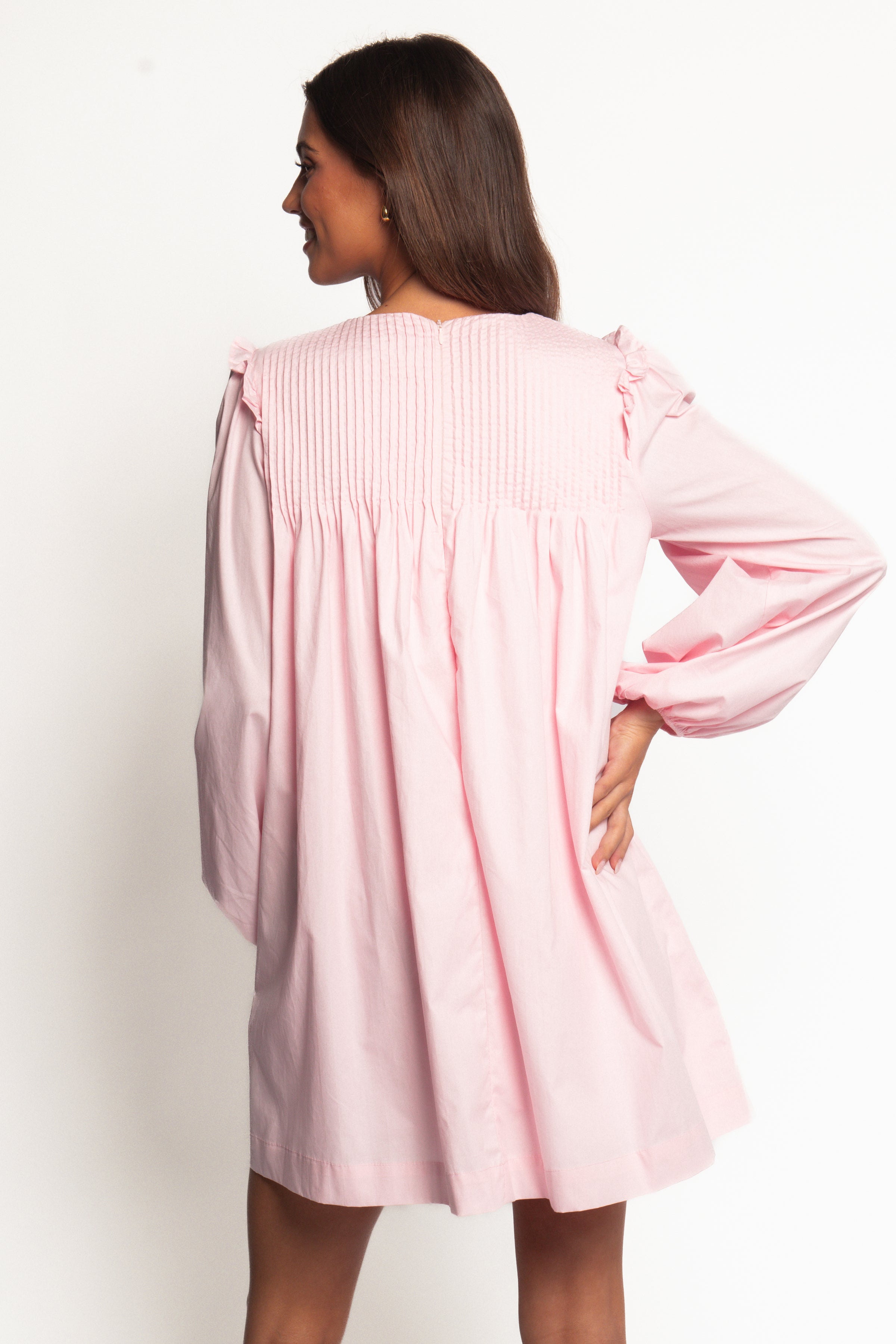 DRESSES Wyatt Long Sleeve Mini Dress - Pink
