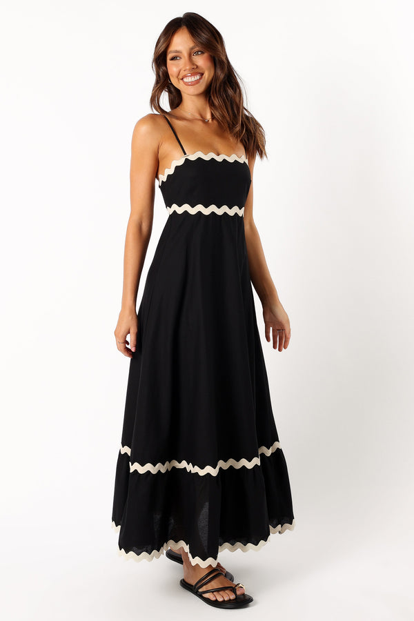 DRESSES @Yana Maxi Dress - Black Cream