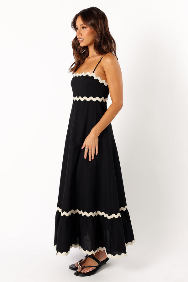 DRESSES @Yana Maxi Dress - Black Cream