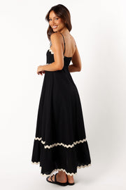 DRESSES @Yana Maxi Dress - Black Cream