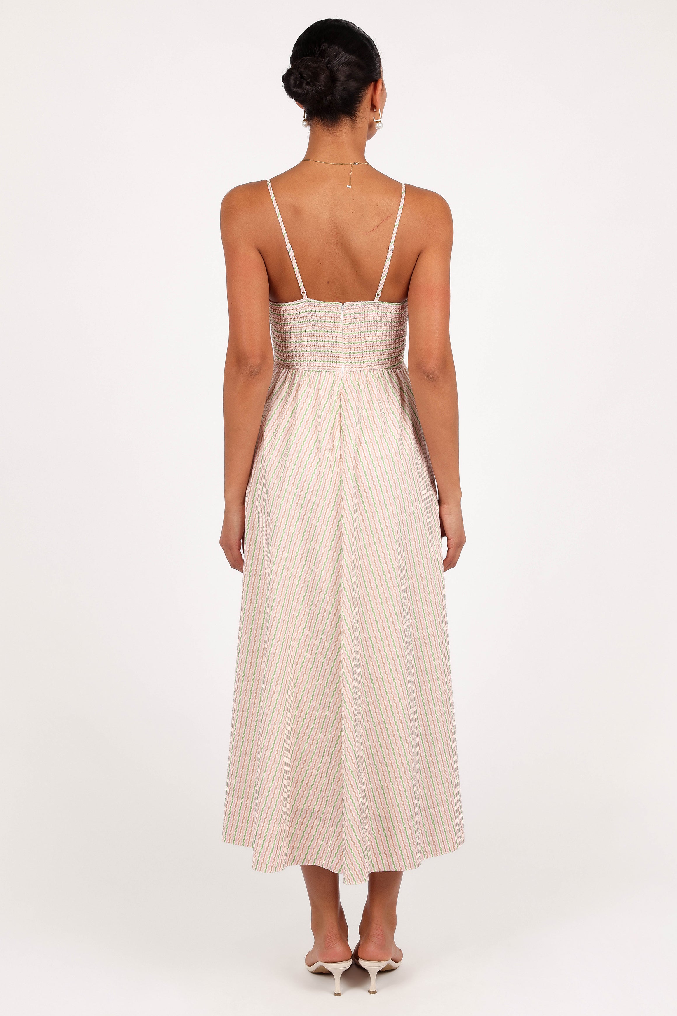 DRESSES Yasmin Midi Dress - Wave Stripe