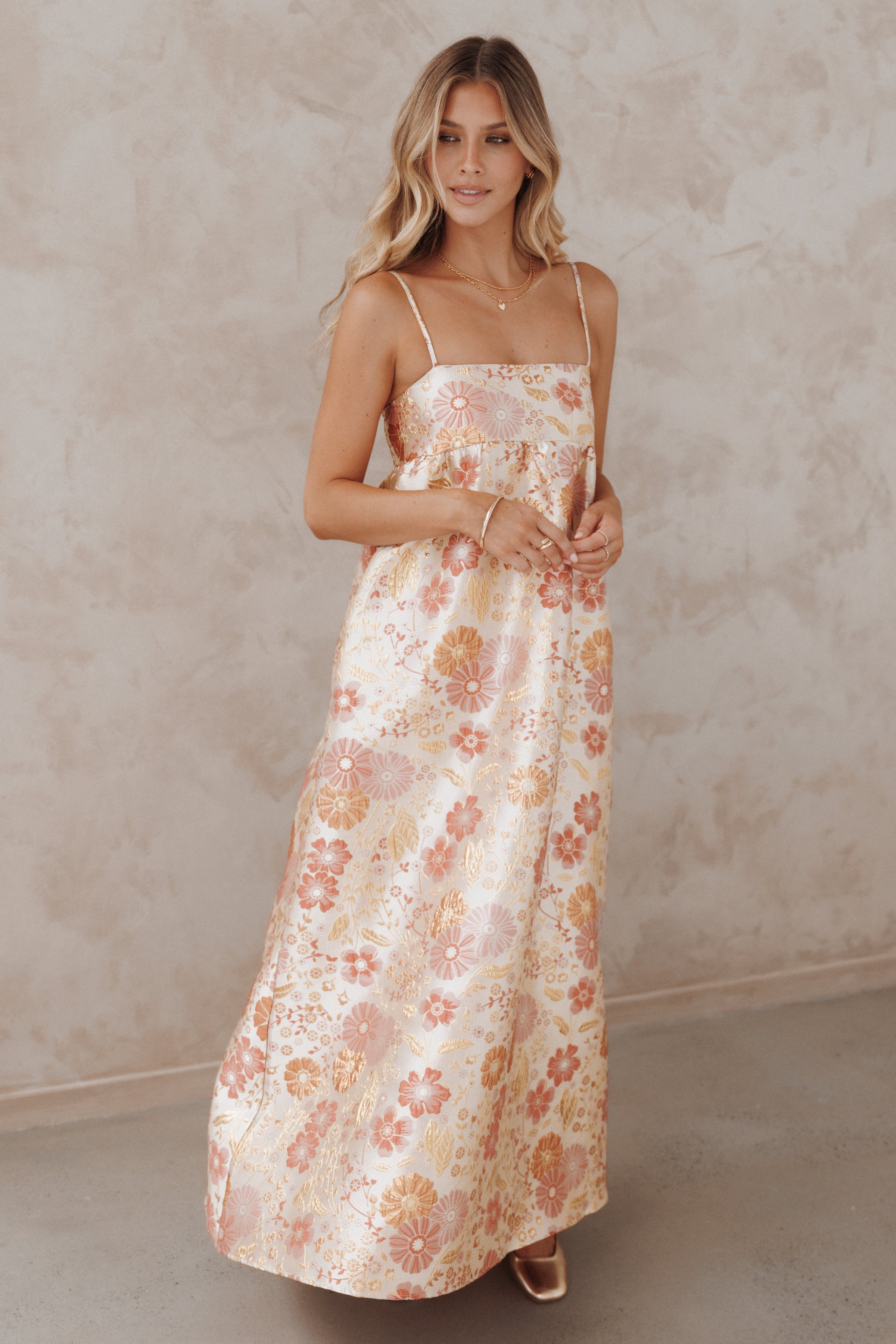 DRESSES Yasmine Maxi Dress - Pink Floral