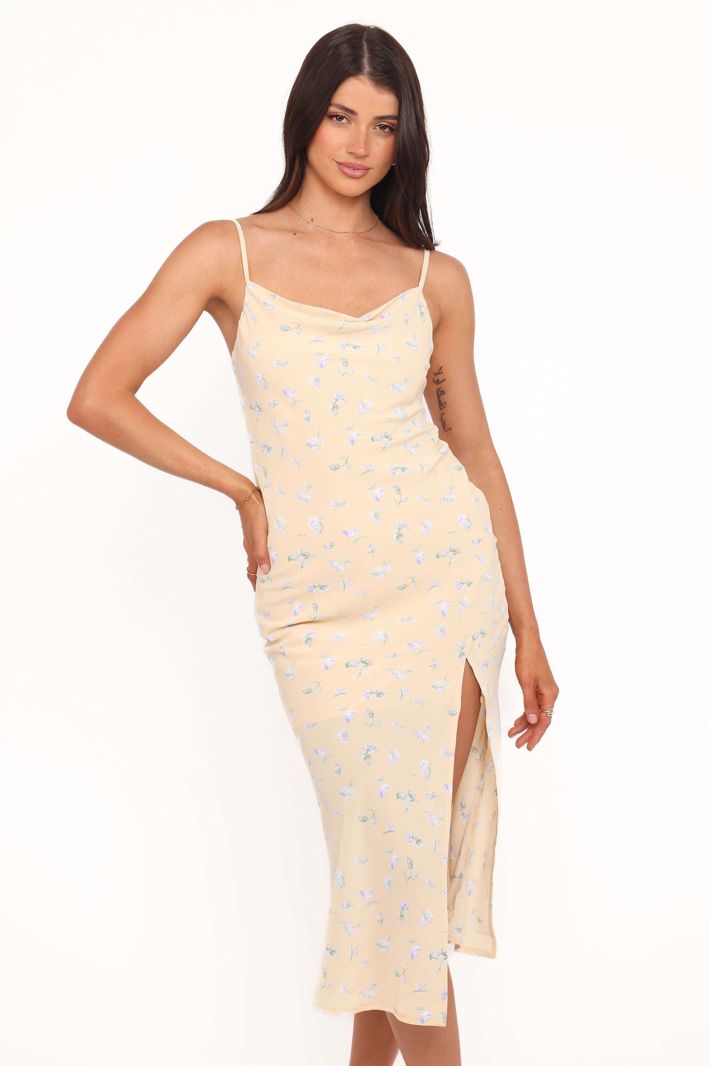 DRESSES Yelena Dress - Yellow Floral