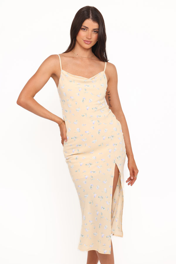 DRESSES Yelena Dress - Yellow Floral