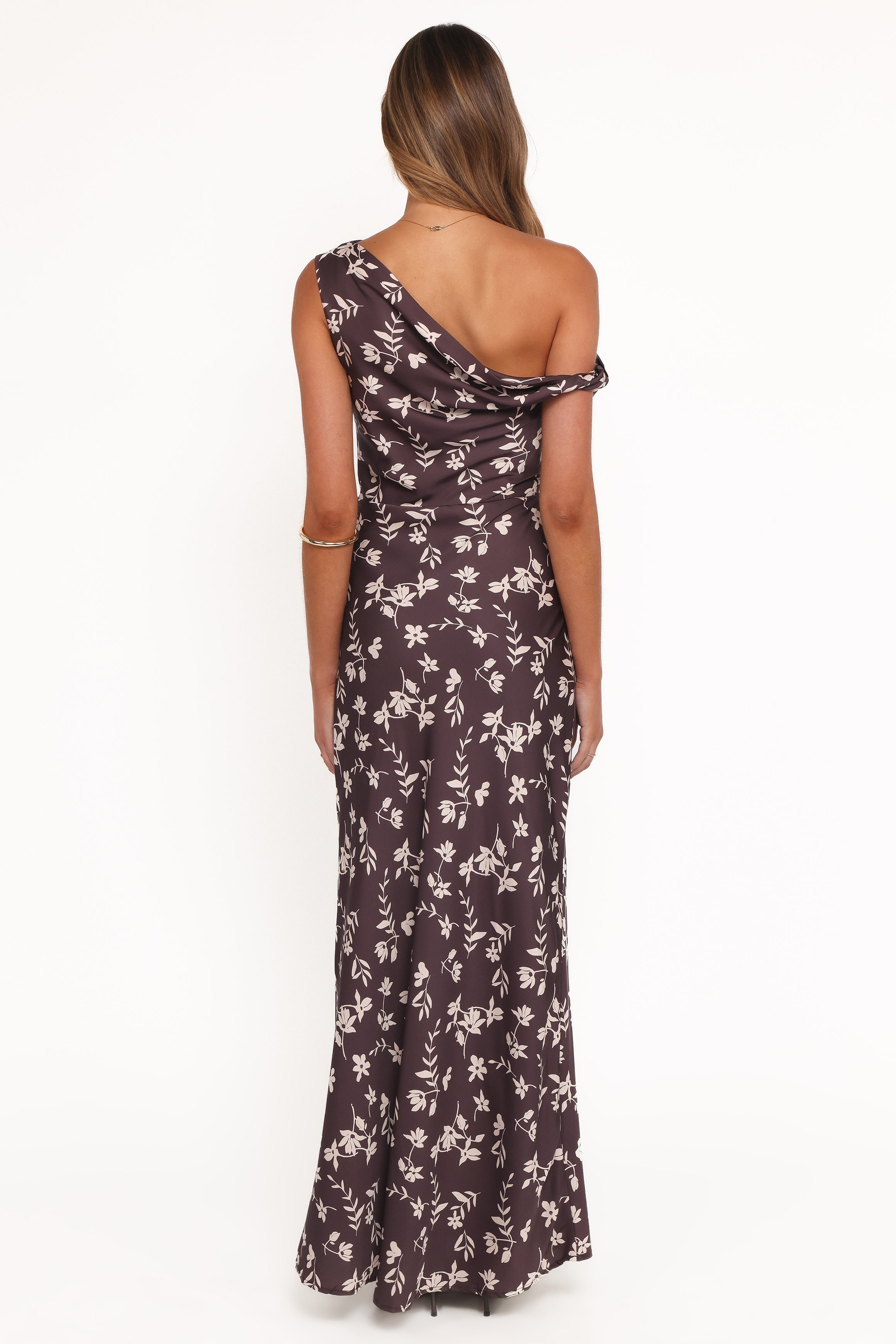 DRESSES Zafira Midi Dress - Brown Cream Floral