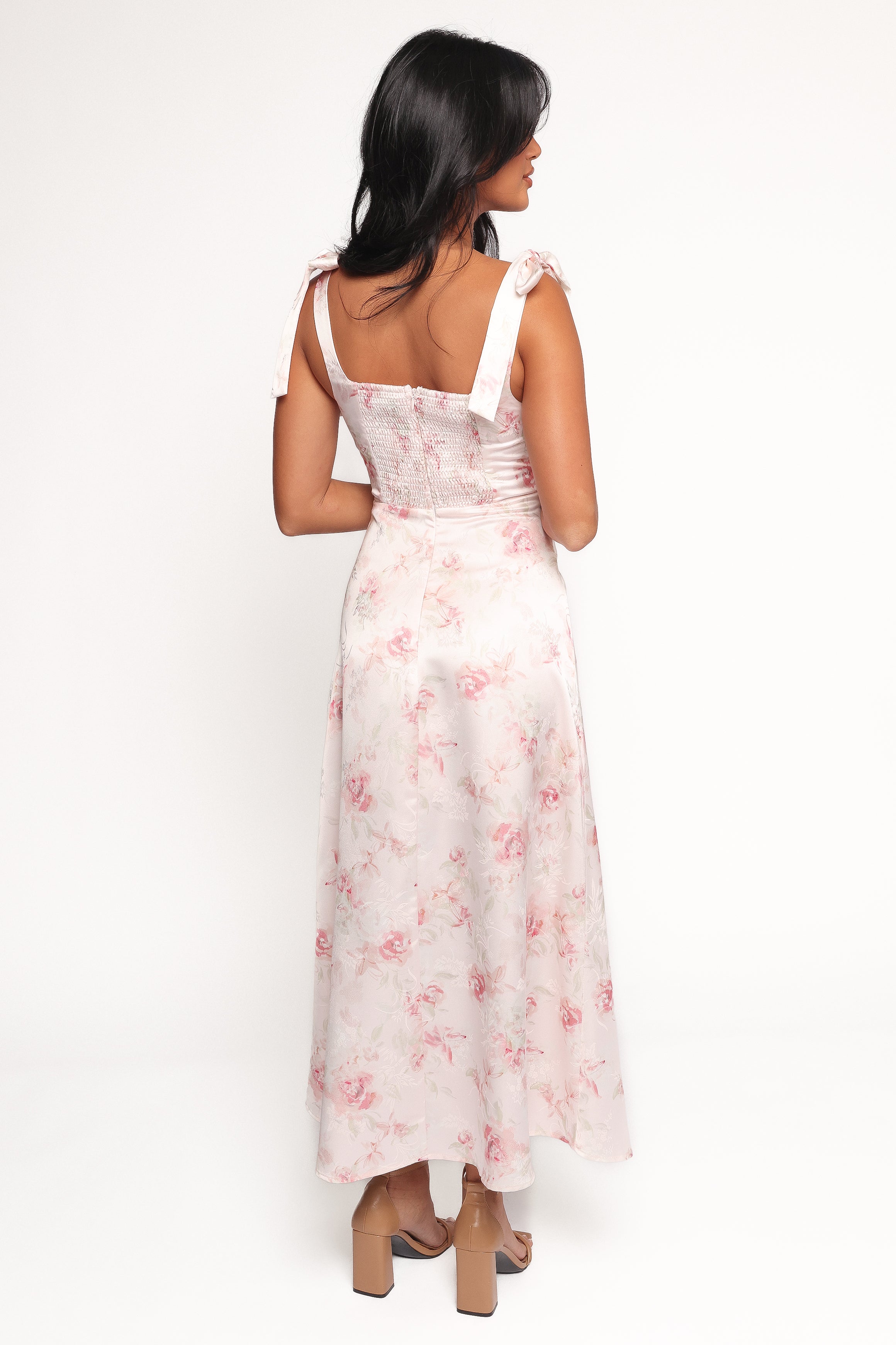 DRESSES Zane Midi Dress - Pink Floral