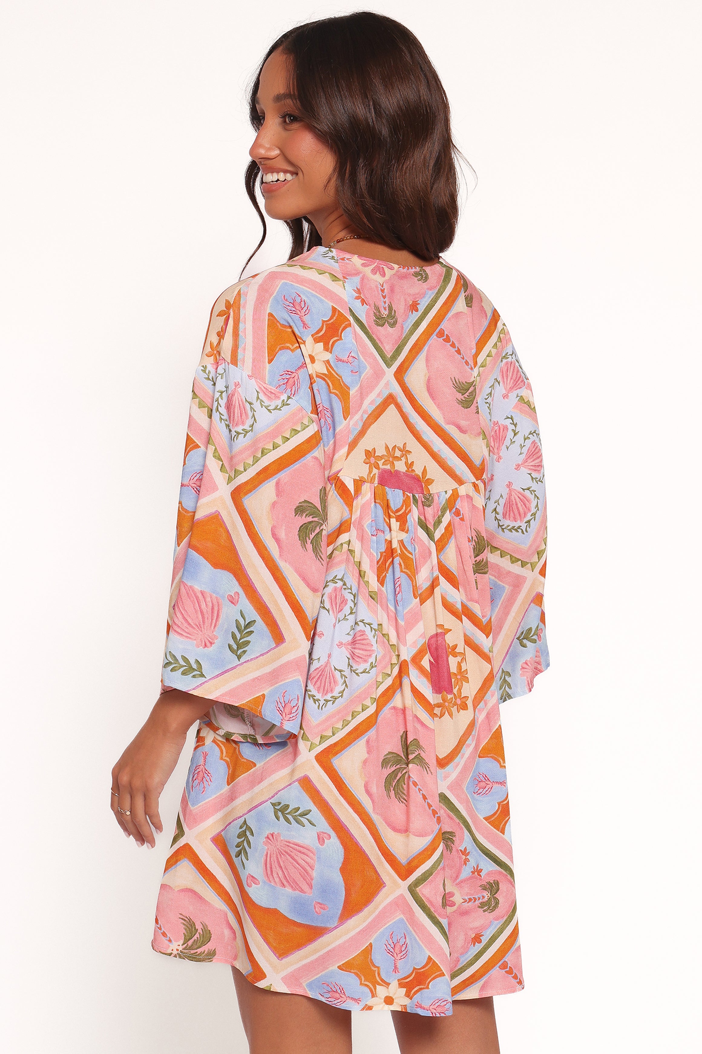 DRESSES Zanna Mini Dress - Multi Tile