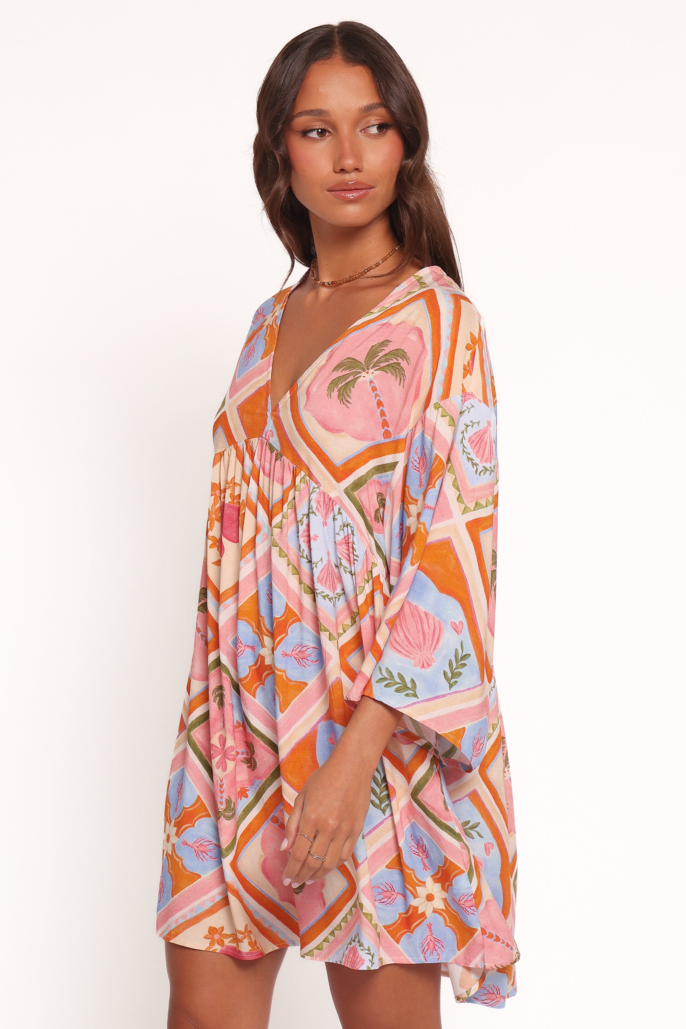 DRESSES Zanna Mini Dress - Multi Tile