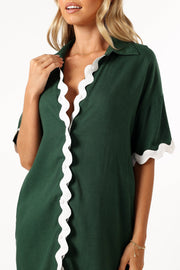 DRESSES @Zoe Mini Dress - Green