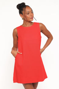 DRESSES Zoe Mini Dress - Red