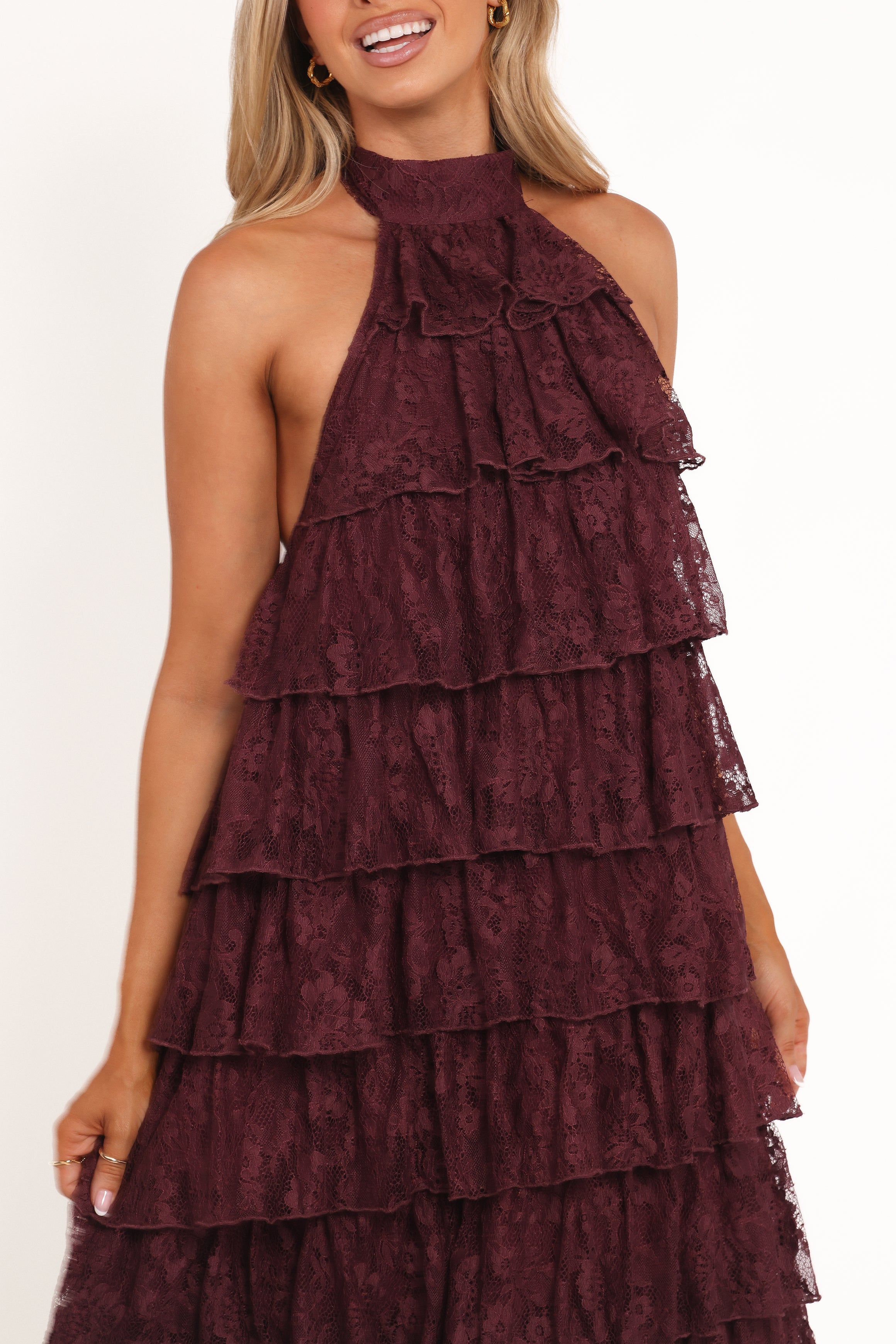 DRESSES Zoella Maxi Dress - Cherry Lace